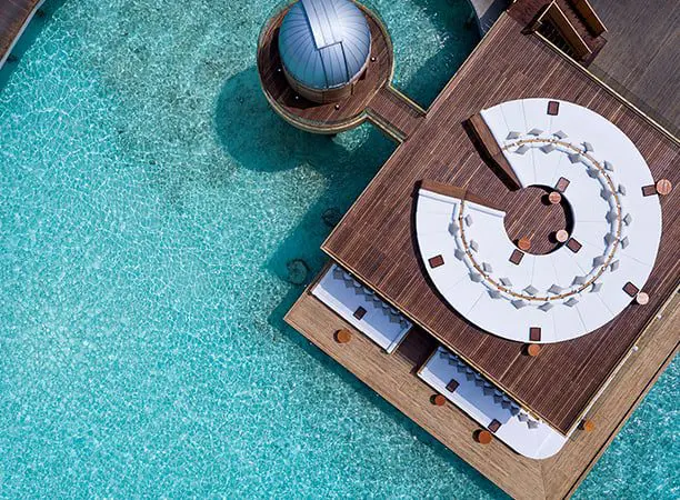 OUT OF THIS WORLD: Now you can stargaze AND dine underwater in the Maldives 8 The SKY bar and Observatory