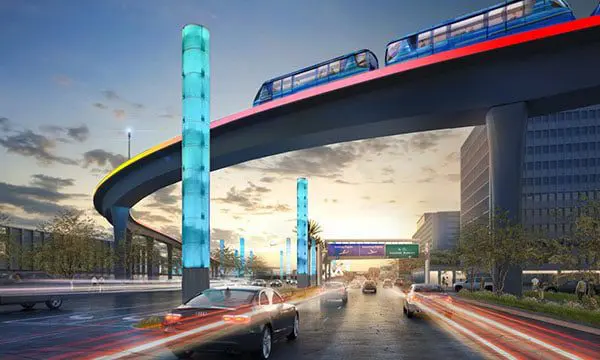 Los Angeles International Airport People Mover 2