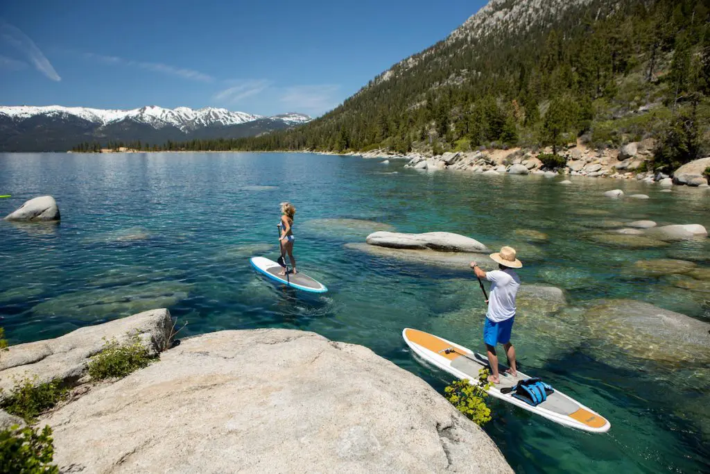 Paddleboarding Lake Tahoe - Go Tahoe North