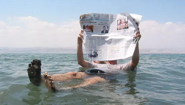 IT'S A MYSTERY: Why don't more people visit Jordan? We're about to find out 3 The classic Dead Sea shot