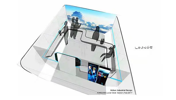 SLEEPER BEDS IN THE CARGO HOLD? Airbus say it'll happen by 2020 8 lounge-karryon-airbus