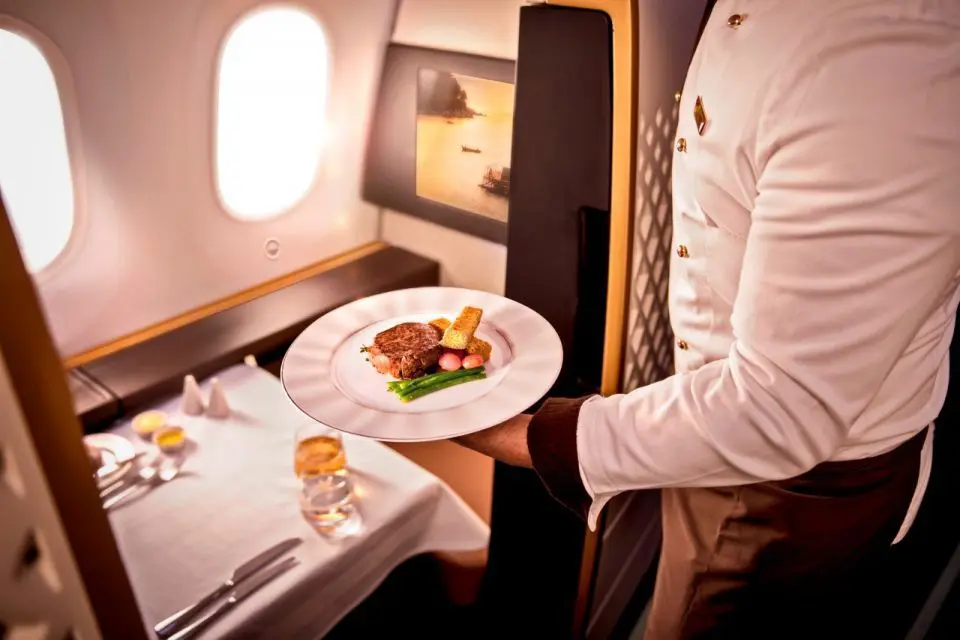 WELLBEING IN THE SKY: Etihad's healthy new menu