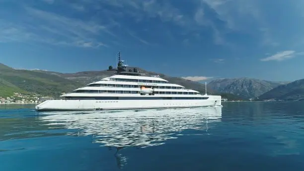 A travel agent Godmother: The stunning Emerald Azzurra has been christened in Venice 2 Emerald Azzurra Kotor Bay Montenegro 2 002