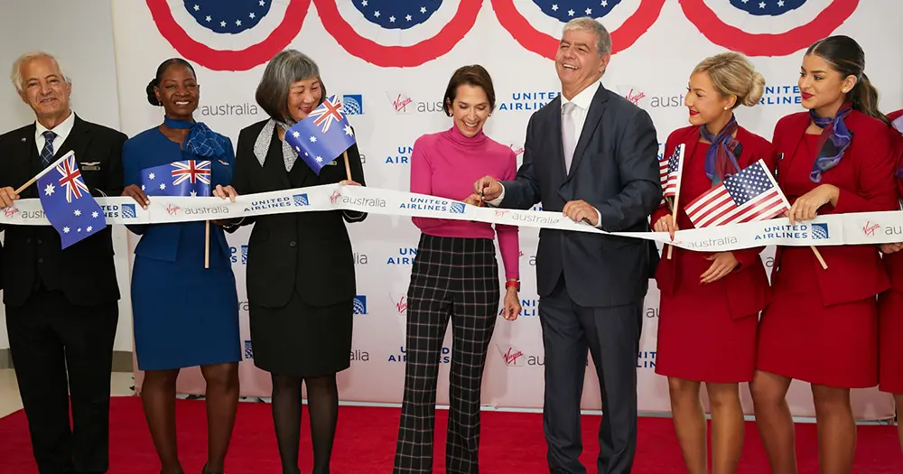 Virgin Australia and United celebrate beginning of U.S codeshare connections