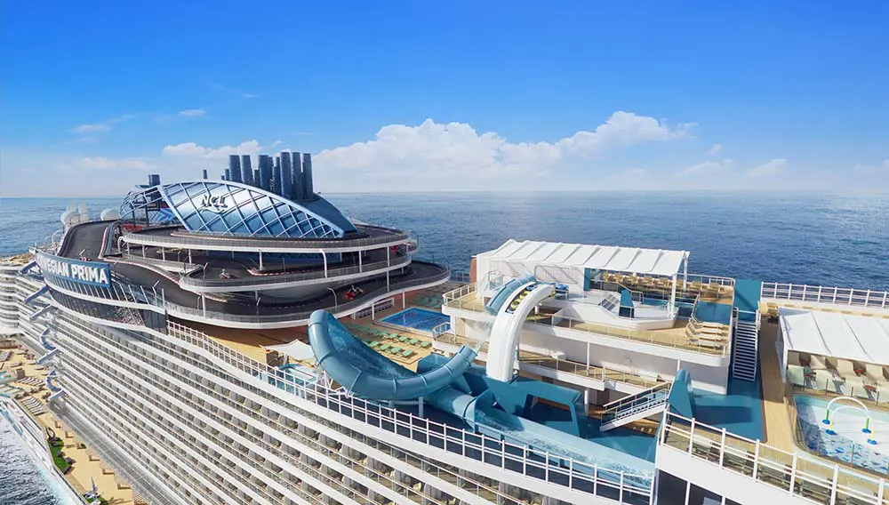 Karryon Cruise News: P&O, Cruise360, Scenic, Silversea + more 5 prima ship exterior topdeck
