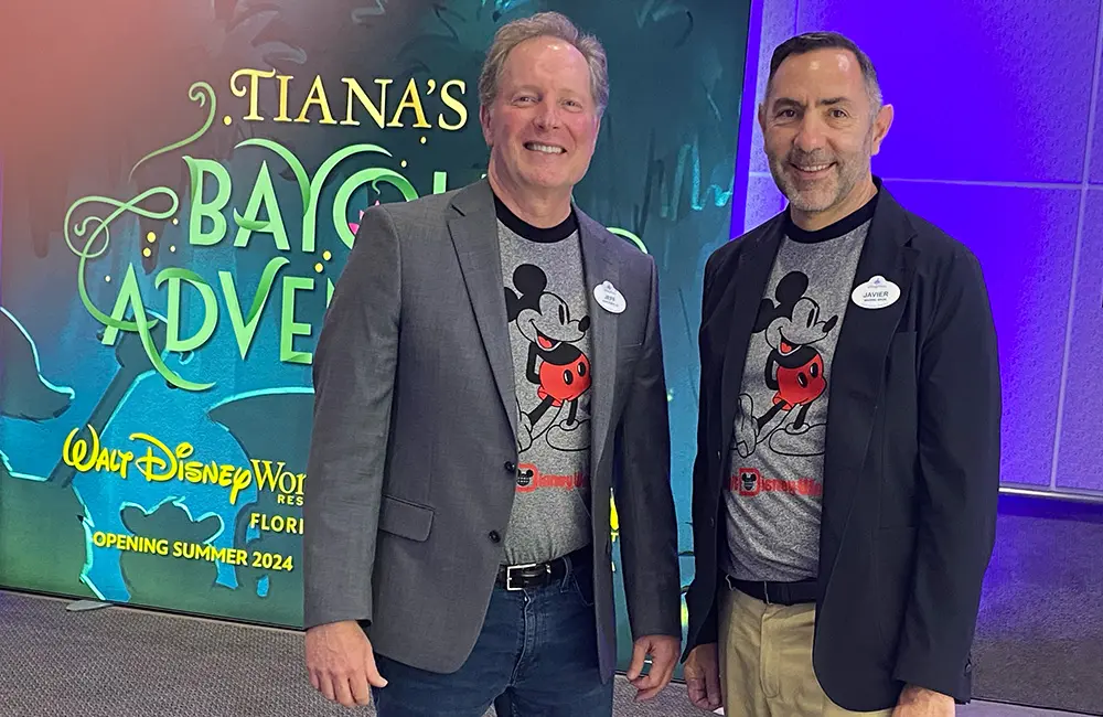 CLIA spotlights biggest-ever international speaker lineup for Cruise360 Australasia 2025 1 Disney Destinations Vice President Marketing & Sales International Jeff van Langeveld & Senior Vice President Worldwide Sales & Events Javier Moreno at IPW24.