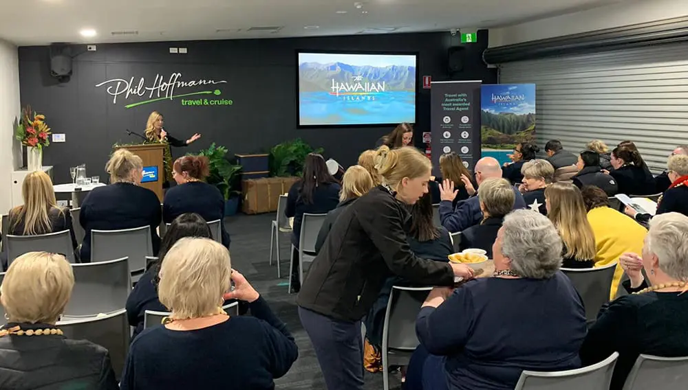 Hawai‘i Tourism Oceania gets lei'd for May with month-long tradeshow Down Under 4 HTO Phil Hoffmann Travel event Glenelg
