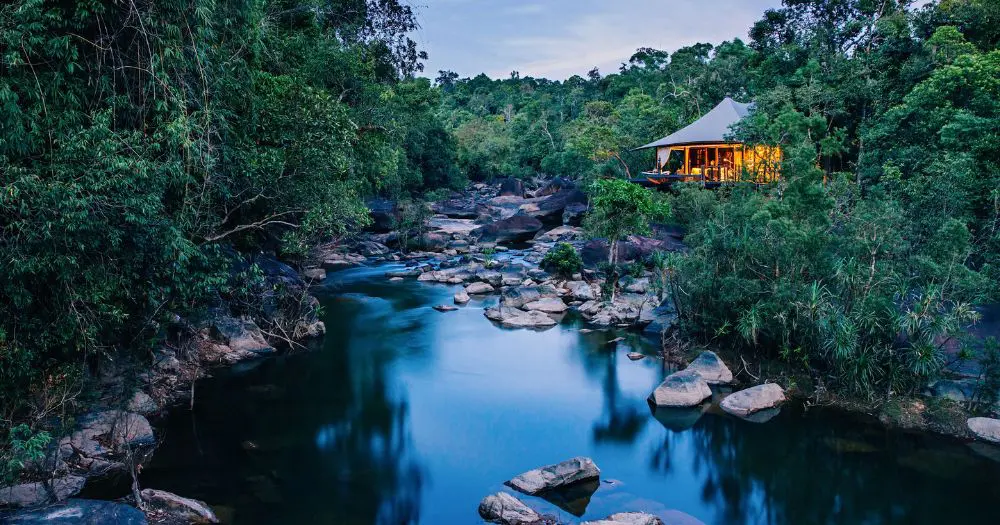 Luxury tented camp Shinta Mani Wild in Cambodia