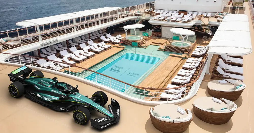 Regent partners with Aston Martin Aramco F1 team in once-in-a-lifetime sailing
