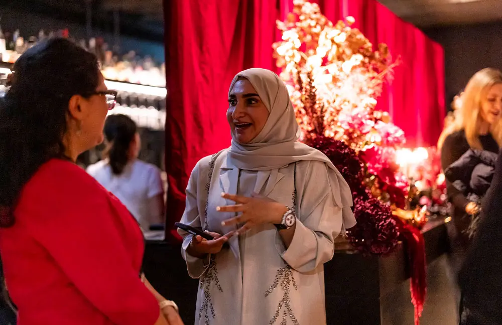 Dubai Economy & Tourism hosts an immersion dinner in Sydney 3 Sally-Miles-and-Mariam Ali Juma Ali Mohammed_Dubai Economy and Tourism