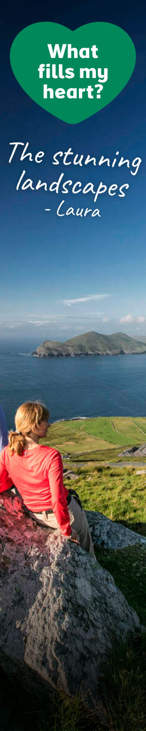 Tourism Ireland takeover May-Oct 2024 vertical banner left