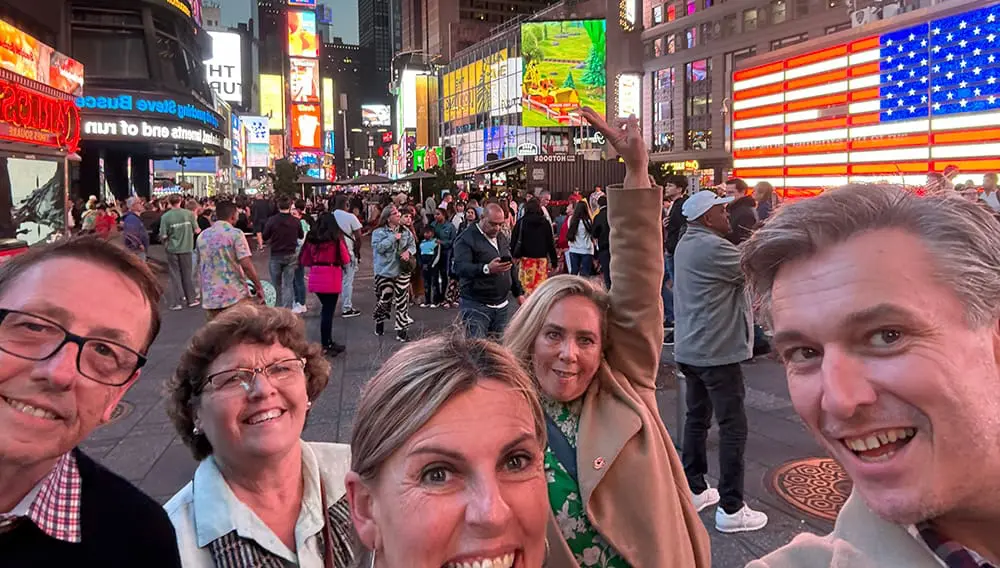 11 Aussie advisors take Manhattan (and more) on Viva Holidays NYC fam 3 Viva NYFamil Times Square