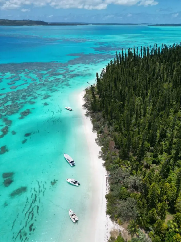 Govt ups travel warning to New Caledonia; Noumea airport remains closed 4 Aerial view of the islands of New Caledonia
