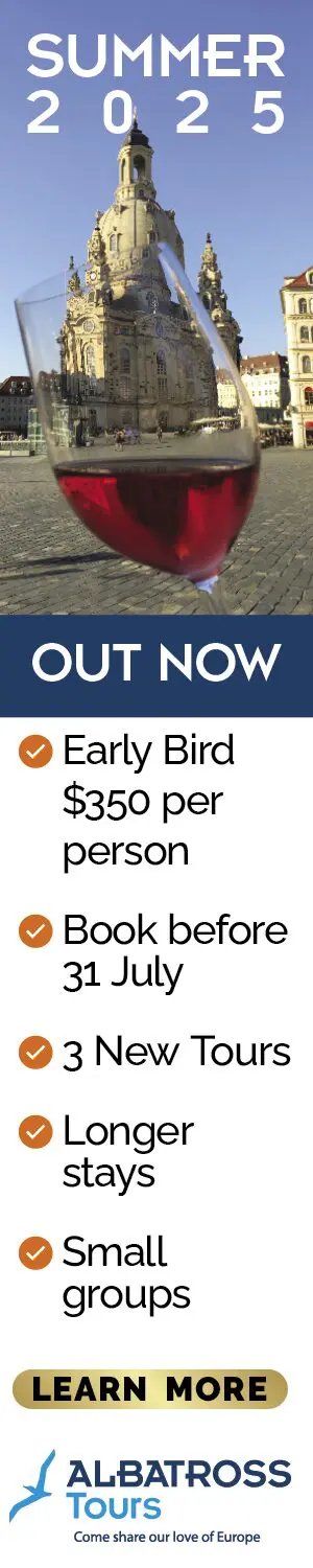 Albatross right vertical banner