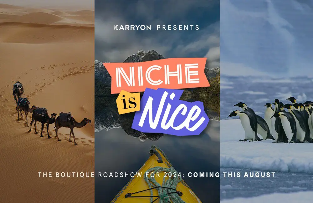 Niche is Nice: The Boutique Travel Roadshow for 2024 is coming this August!