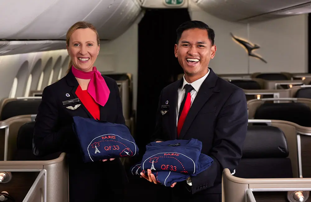 Qantas launches new French-inspired menu and amenity kits ahead of its 12 July inaugural Perth to Paris flight