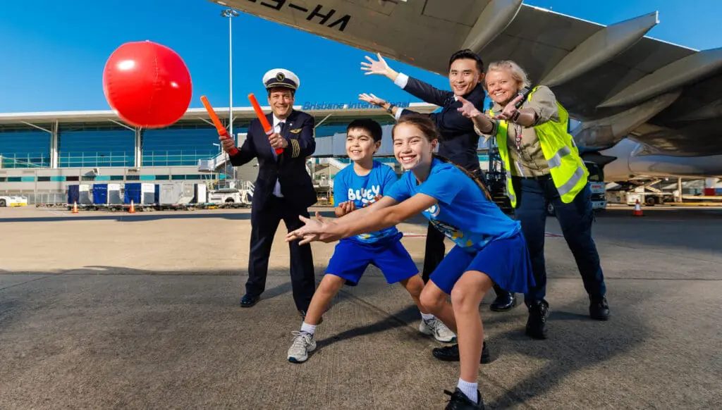 Keepy Uppy with Queensland! TEQ launches biggest campaign in 10 years with Bluey 3 TEQ Keepy Uppy BNE