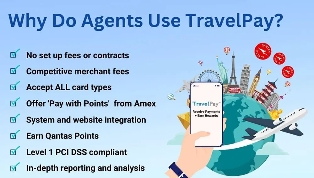 Earn Qantas Points with every client payment with TravelPay 1 travelpay
