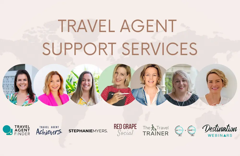 Advisors! Meet your 7 savvy travel agent support services founders & get set for success