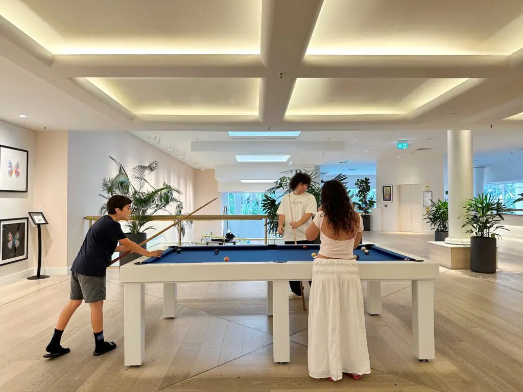 Hotel review: Sheraton Grand Mirage Resort, Port Douglas, Queensland 11 Pool table at Sheraton Grand Mirage Resort. Credit: Katrina Holden.