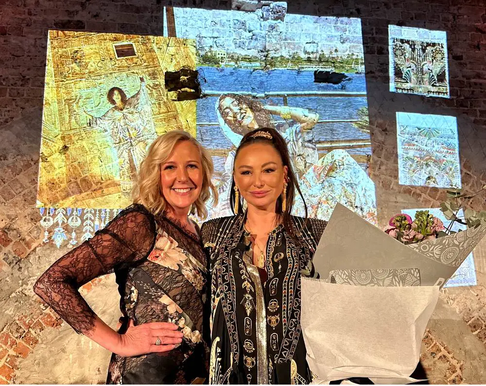 Uniworld collaborates with Australian fashion house Camilla in celebration of Egypt river cruising and the region 1 Uniworld Ellen Bettridge and Camilla Franks