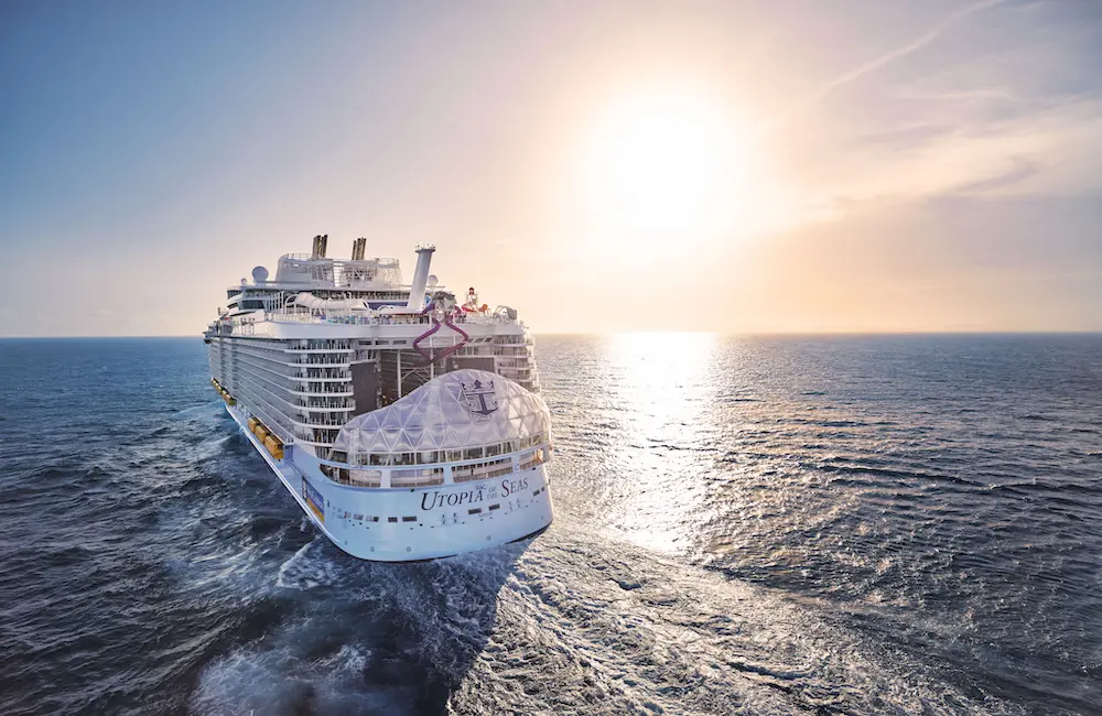 New short cruise getaways begin: Utopia of the Seas arrives in Port Canaveral
