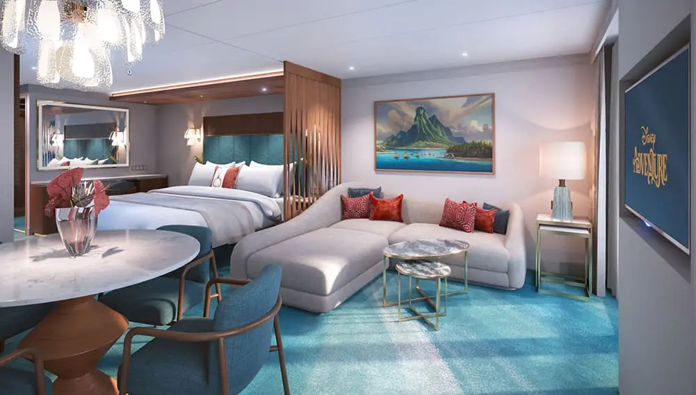 What an Adventure! Disney Cruise Line reveals what’s in store for Singapore in 2025 5 Render of Disney Adventure Concierge Stateroom.