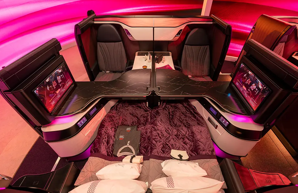First look: Qatar Airways unveils innovative Qsuite 2.0 cabins at international airshow
