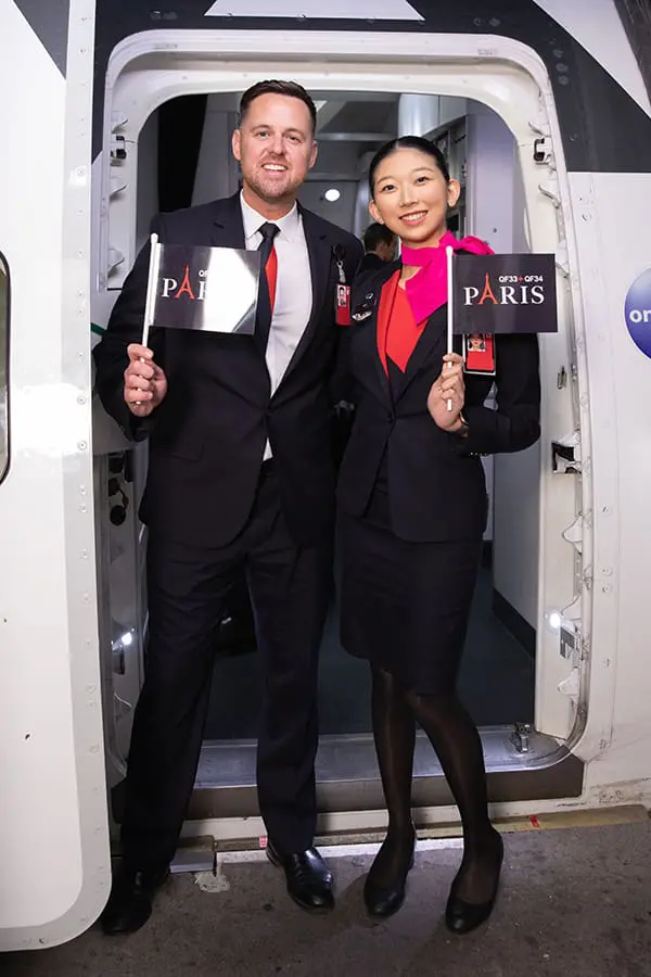French connection: First direct Qantas Perth-Paris flight takes off 3 Qantas 240714 PerthParis PerthDeparture 5563