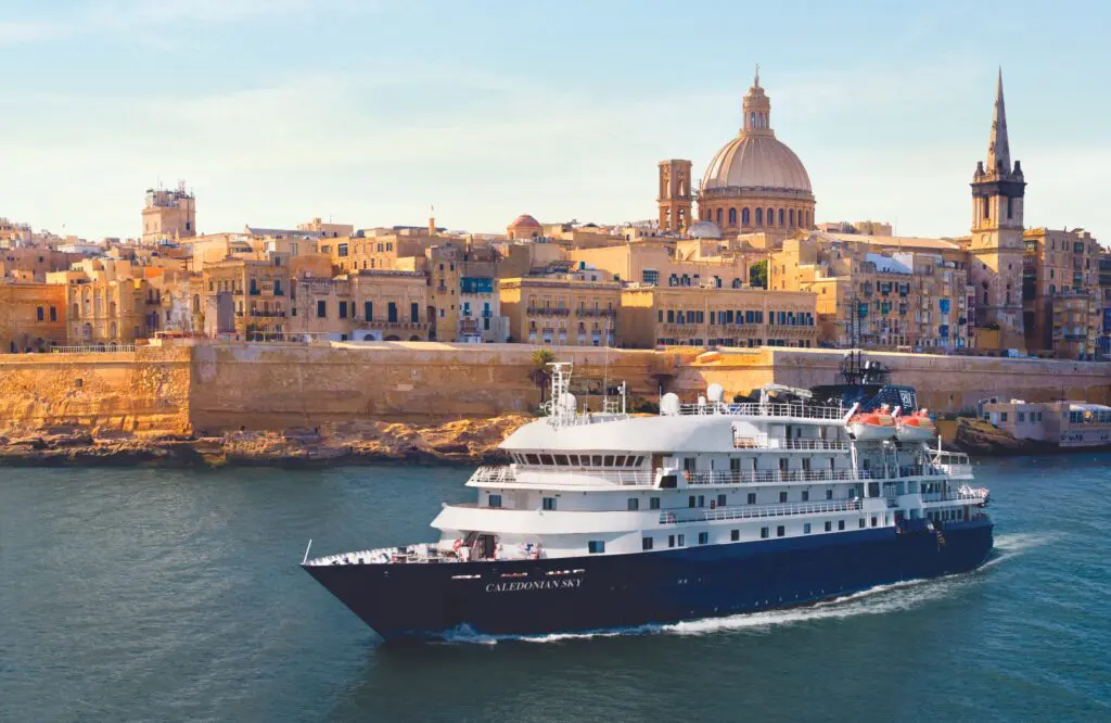 Port life: Sydney sails into 7th place in world’s most beautiful cruise ports list 1 MS Caledonian Sky in Valletta, Malta – world's most beautiful cruise ports