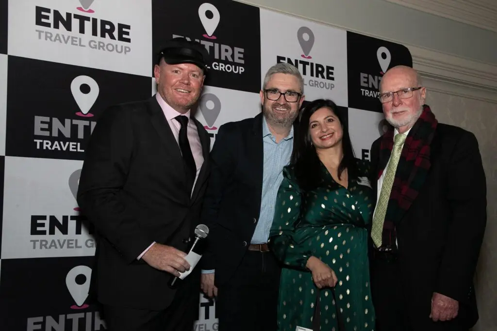 "We’re not the new kids on the block": Entire Travel Group launches Rail Journeys at glitzy gala 4 Entire Rail Journeys Launch_3_Belmond winner_Gil McLachlan_Ovation Travel & Cruise Planners
