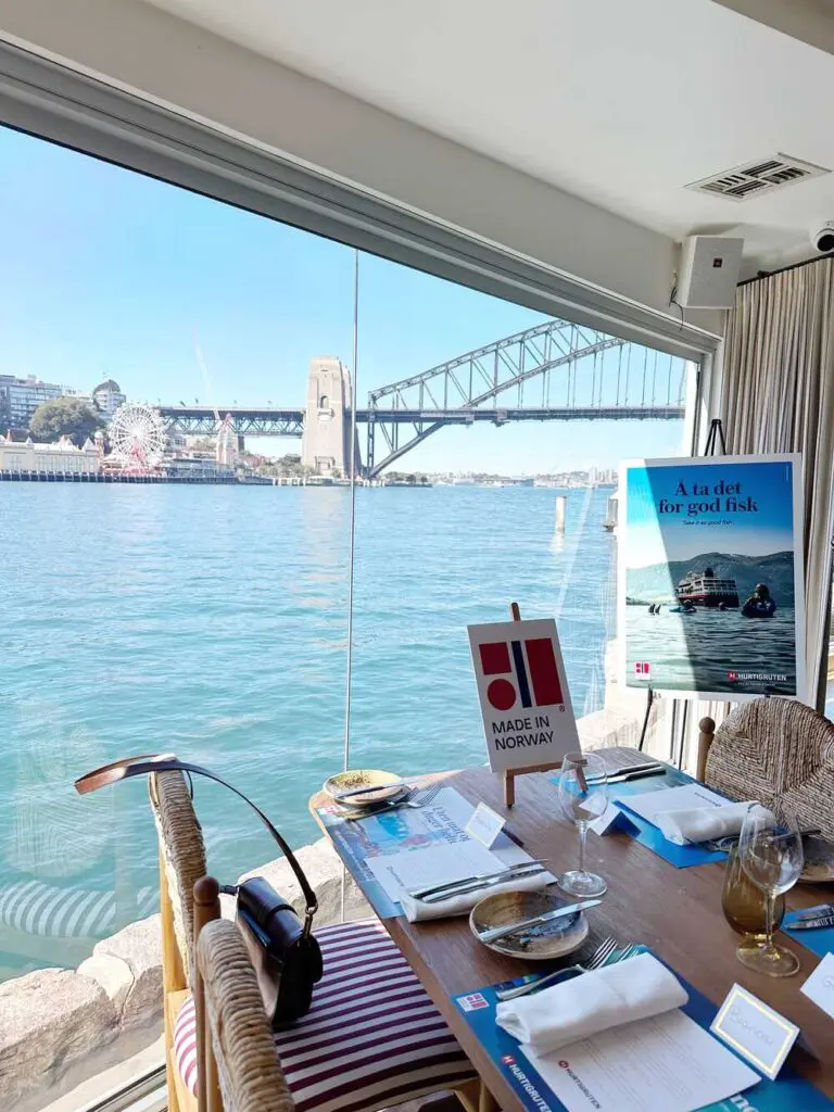 Hurtigruten Group executives visit Sydney to outline future direction 6 Hurtigruten event at Sails Lavender Bay