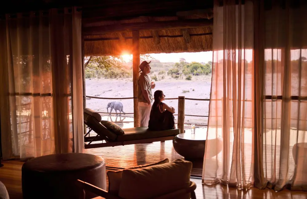 Botswana's Savute Safari Lodge reopens after complete rebuild 2 Wildlife roams right outside the Savute Safari Lodge