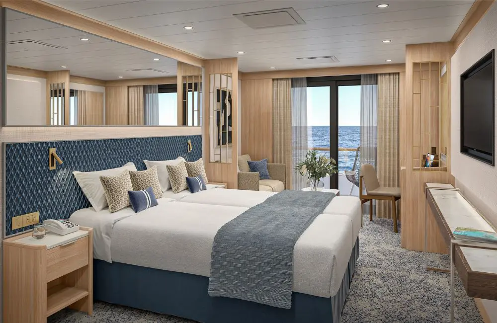First Look: Windstar's new ship Star Seeker 2 Veranda Suite on Windstar's new ship, Star Seeker