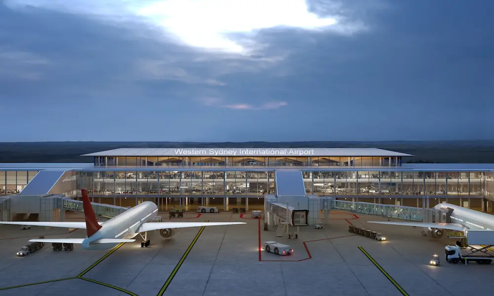 Western Sydney Airport rendering.