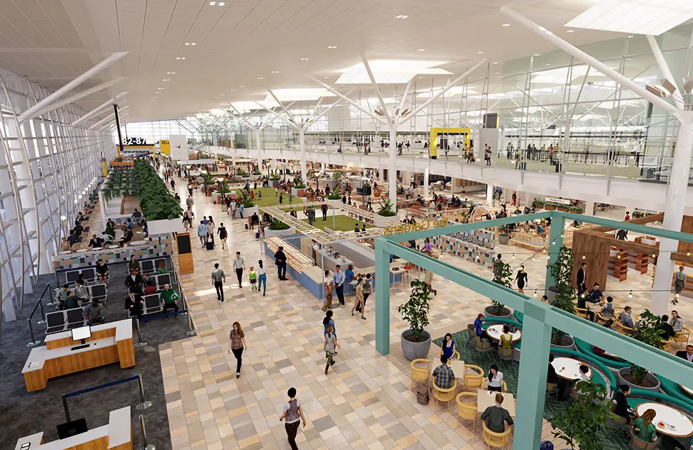 Movers + Shakers: Brisbane Airport appoints Scott Norris as Executive GM Commercial 2 Animation still of new Brisbane Airport International Terminal upgrade.