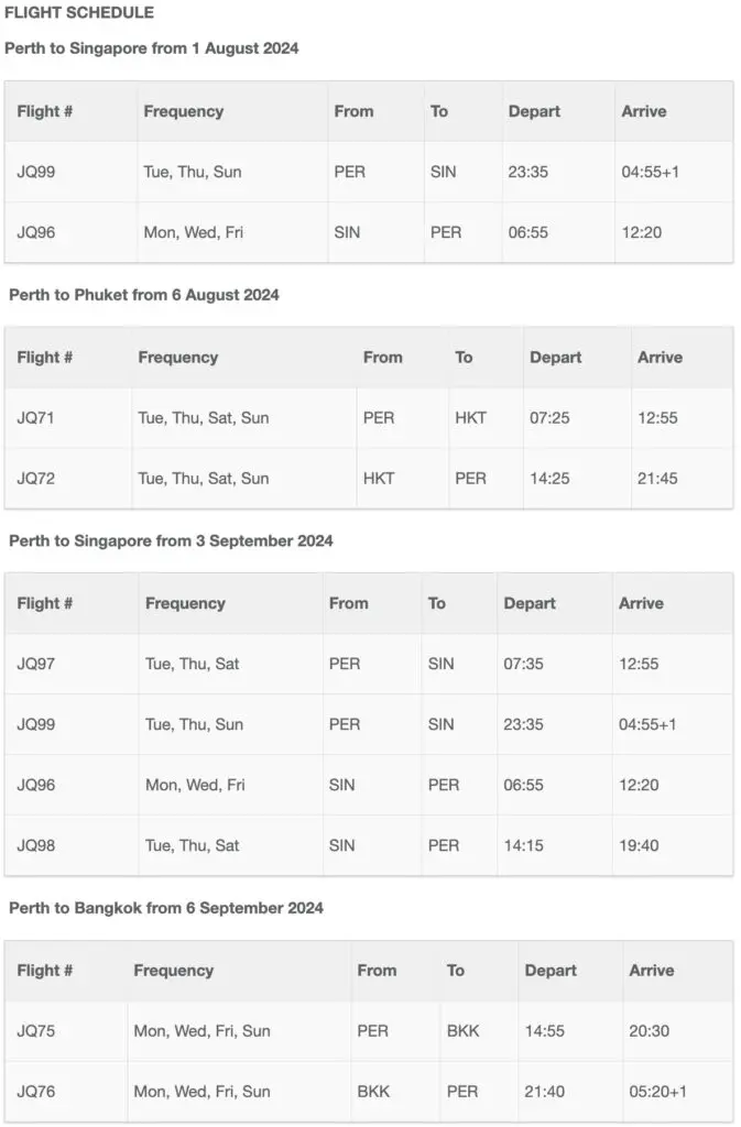 Jetstar starts new route to Bangkok this week; doubles WA-Singapore services 4 Jetstar
