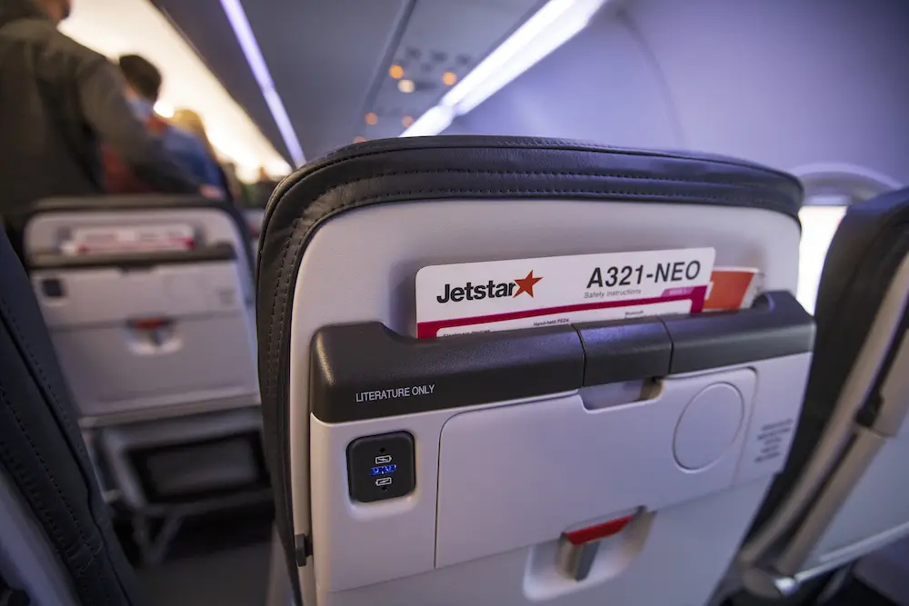 Jetstar starts new route to Bangkok this week; doubles WA-Singapore services 3 On board the Jetstar A321-NEO.
