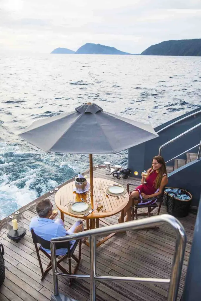 Aqua Expeditions to launch new ship in East Africa in 2025 2 Romantic Dining on Aqua Blu _Aqua Expeditions