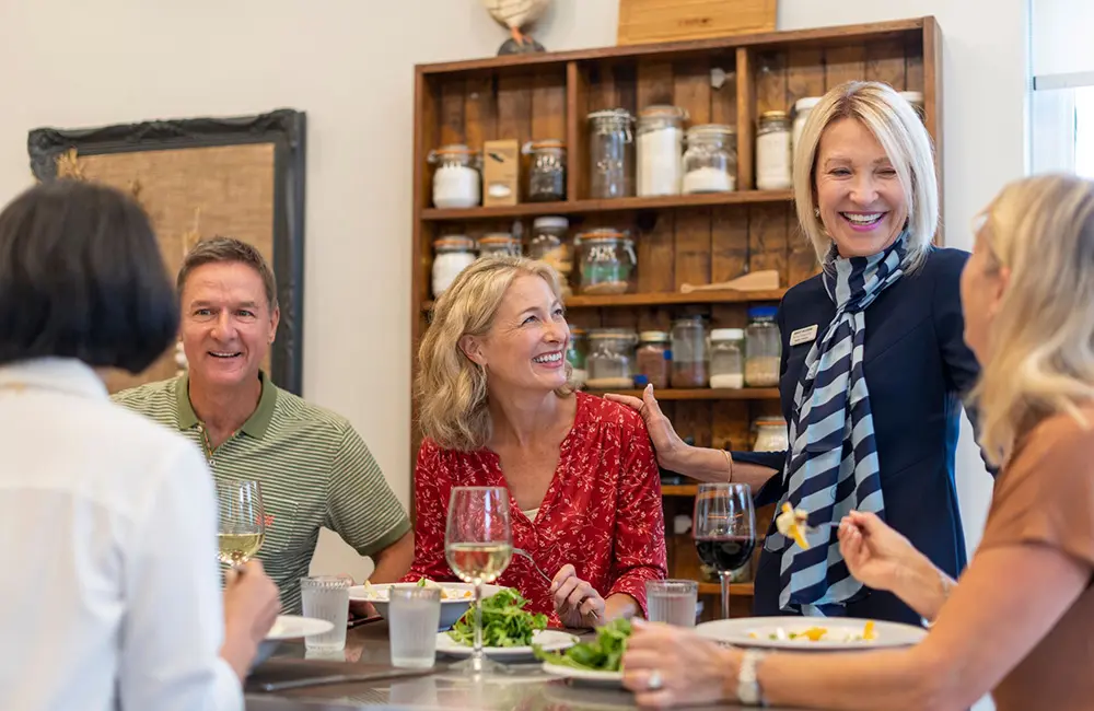 Insight Vacations lunch on tour – TTC Tour Brands Tour Fest incentive