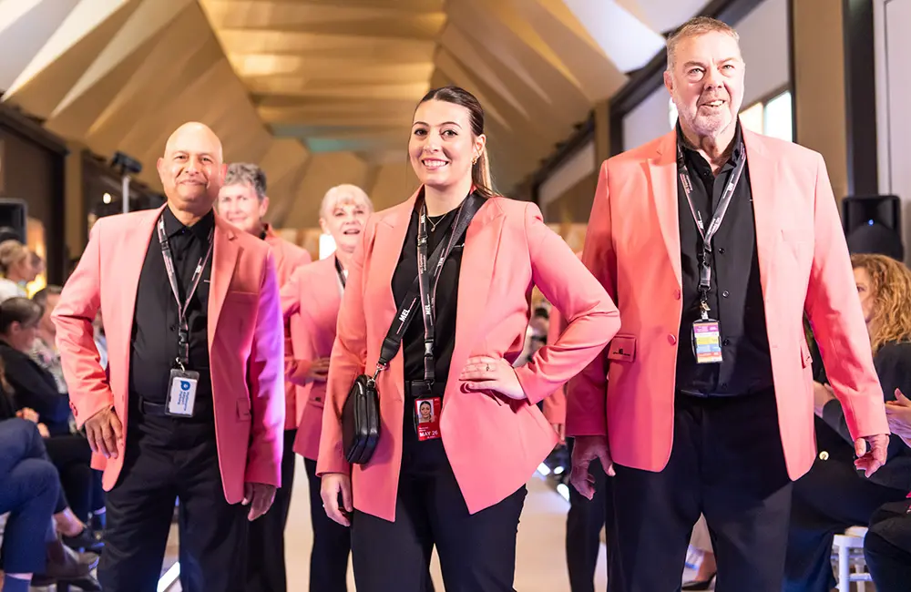 Karryon Top 10 stories of the week: Catch up on our most-wanted: Oct 18 10 Melbourne Airport staff model the new uniform at a runway event in the airport terminal.