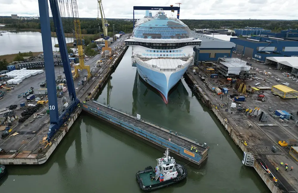 Stellar start: Star of the Seas makes a splash on first float-out in Finland