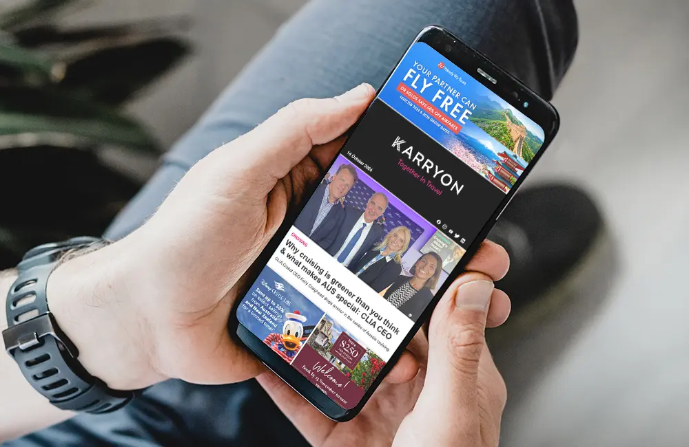 Introducing the Karryon earlybird e-newsletter created for you