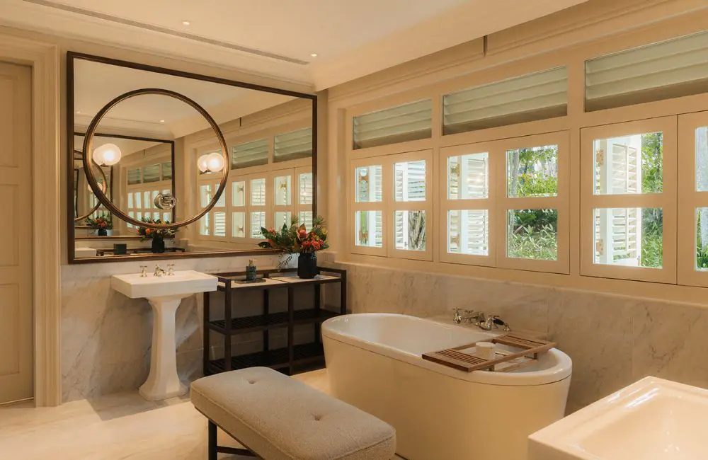 First look at Capella Singapore's newly refurbished three-bedroom 'manors' 5 Colonial Manor bathroom