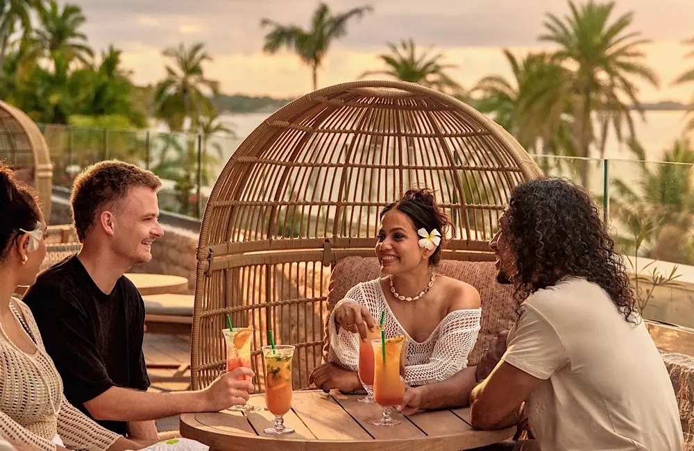 Sneak peek: Fiji's first two-level beach club opens at Crowne Plaza