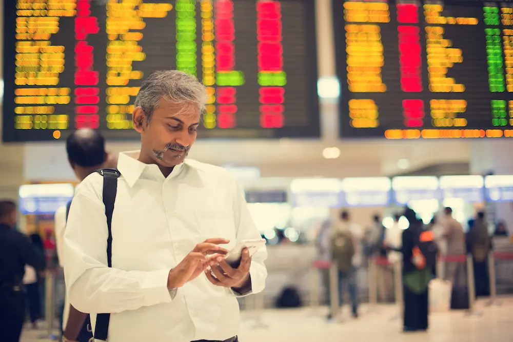 Flights between world’s second and third biggest aviation markets may resume soon 1 A traveller in India.
aviation