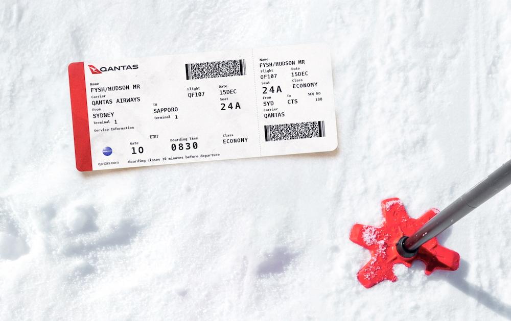 Qantas launches new route to Japan, with the only Australia-Hokkaido link 4 Qantas boarding pass.