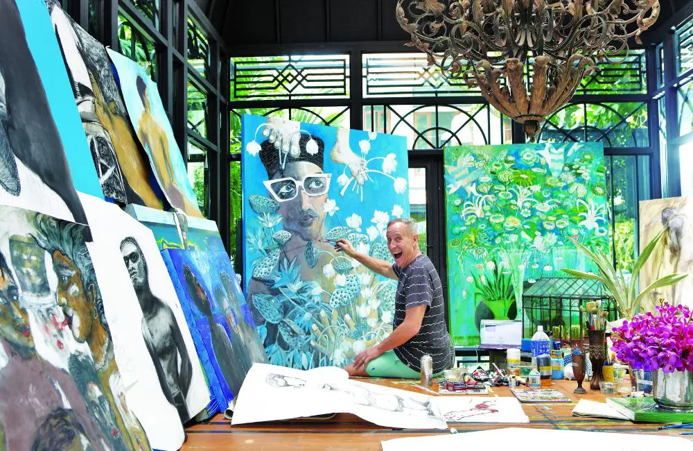 Painting with purpose: Bill Bensley launches exhibition for conservation