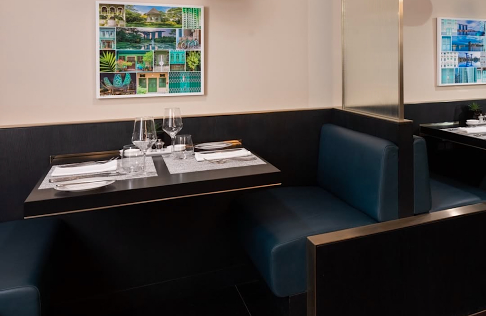FIRST LOOK: Inside British Airways’ new Singapore lounge upgrade 1 Concorde Dining features a mix of British classics and locally inspired dishes. Image: Instagram @british_airways