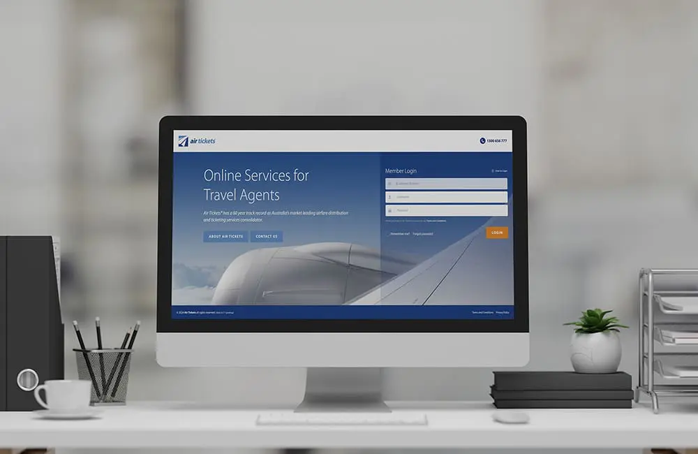 Air Tickets unlocks Qatar Airways NDC: Best-value QR fares for travel agents now live 1 Desktop screen showing Air Tickets homepage.